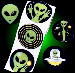 Alien stickers