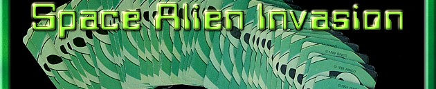 Mini alien playing cards